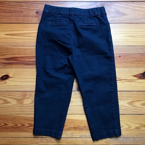 St. John’s Bay Dark Denim Capris Jeans, EUC, 4 - Picture 8 of 11